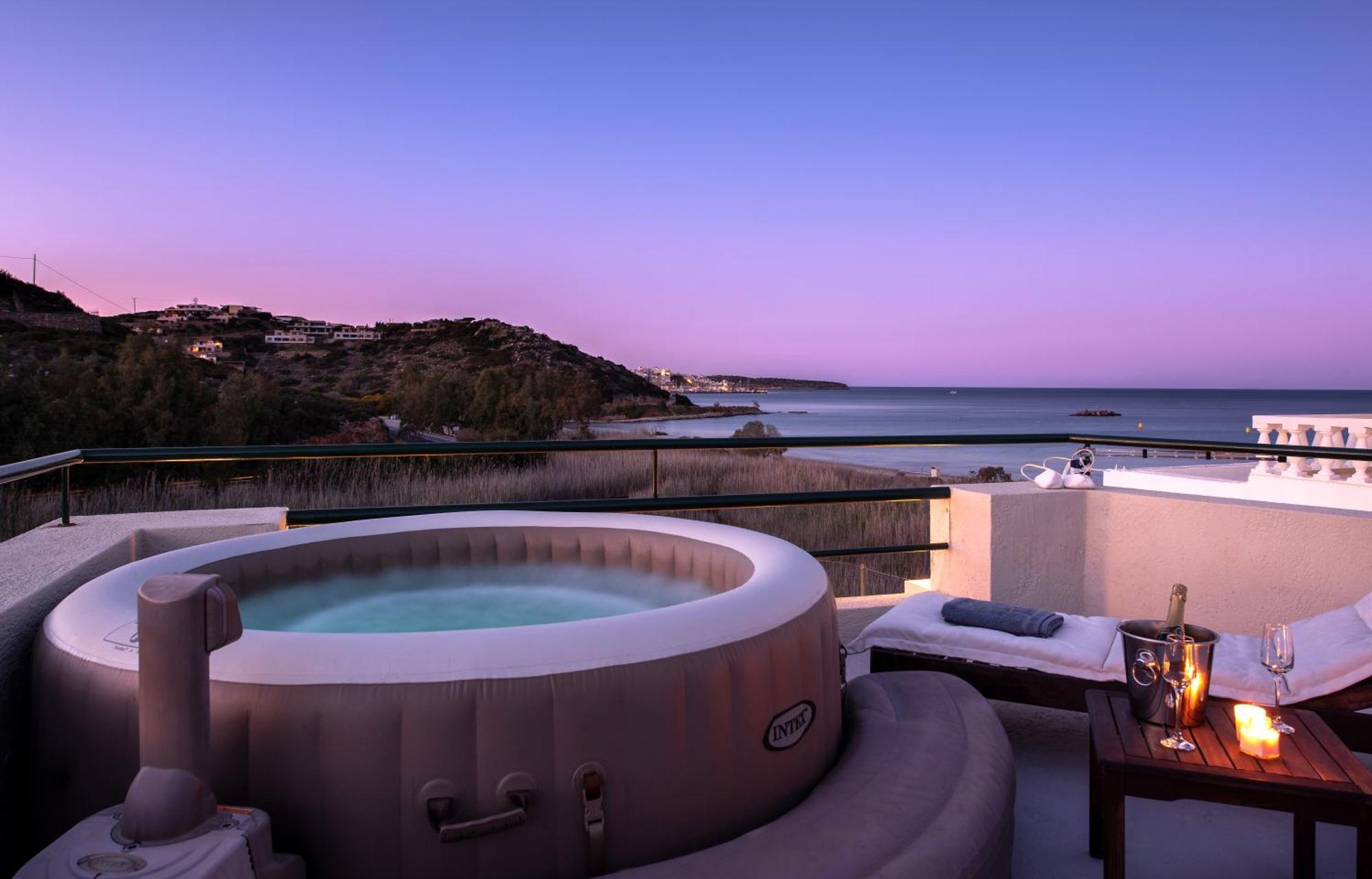 Coastal Dream Beachview Jacuzzi& Sauna Amoudara  Exteriör bild